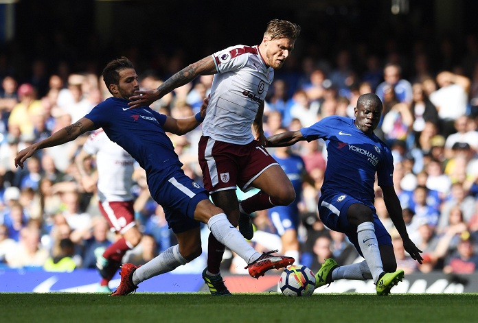 Imagen del partido entre el Chelsea y el Burnley. Foto: LA PRENSA/ EFE