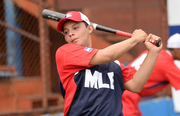 Elián Rayo es uno de los convocados a la preselección de beisbol Sub-18. LA PRENSA/URIEL MOLINA/ARCHIVO
