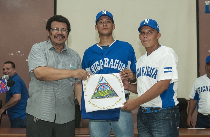 Los peloteros del equipo nicaragüense tuvieron duelos difícil en el Campeonato Panamericano de Beisbol Sub-15 de Colombia. LA PRENSA/WILMER LÓPEZ