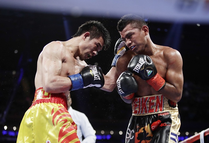 Román González enfrentará a Srisaket Sor Rungvisai el 9 de septiembre en un duelo de revancha. LA PRENSA/AP/Frank Franklin II