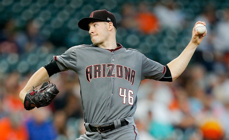 Patrick Corbin tuvo una labor sensacional frente a los Astros de Houston, dominando a su poderosa ofensiva. Foto: LA PRENSA/ AFP