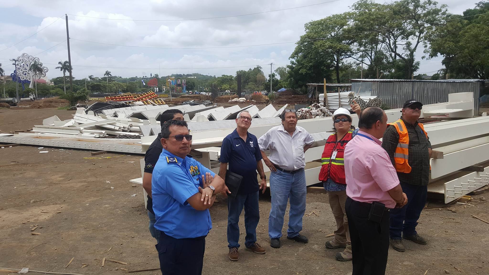 Otilio Olivé, supervisor de AIBA, durante su visita al complejo Alexis Argüello este lunes en Managua. Foto: Cortesía