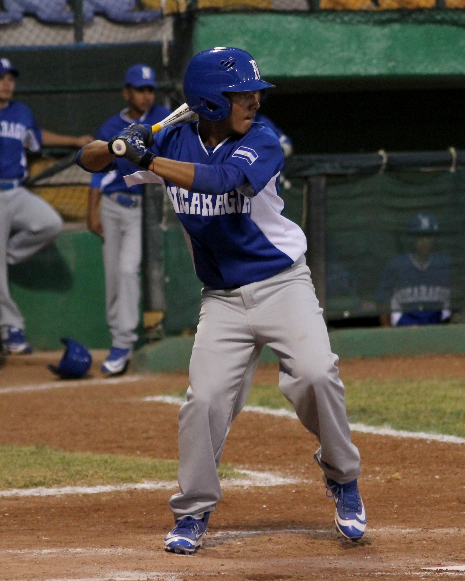 Cristian Moreno aportó dos hits y anotó una carrera para el triunfo nacional. Foto: lebChihuahua/ Cortesía