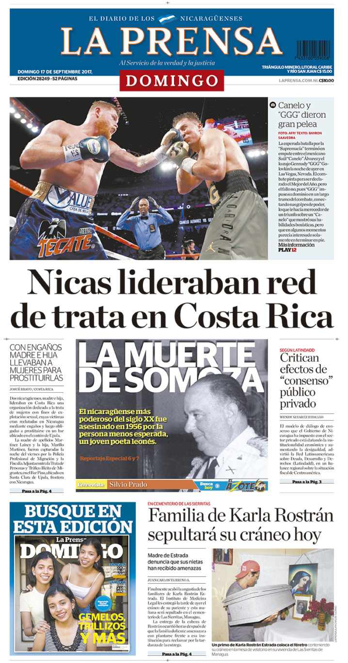 Portada impresa 17-09-2017