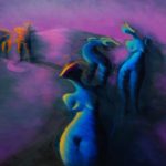 Misterio de un cielo morado,1995. Obra de Bernard Dreyfus. LA PRENSA/Arnulfo Agüero