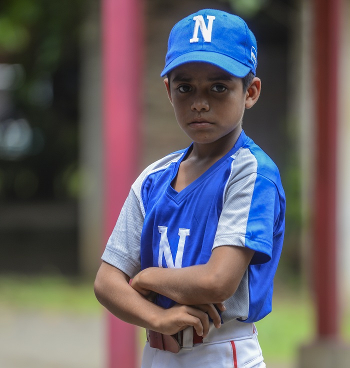 Kevin Ríos se quedó con la victoria de Nicaragua ante Venezuela, en el Campeonato Panamericano de Beisbol Sub-10. LA PRENSA/WILMER FLORES