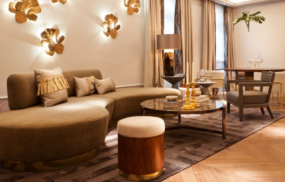 El latón y el dorado, decoración