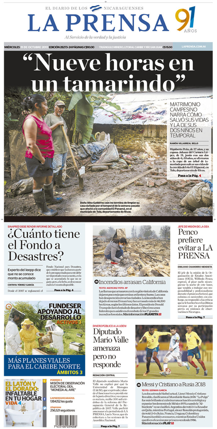 Portada impresa 11-10-2017