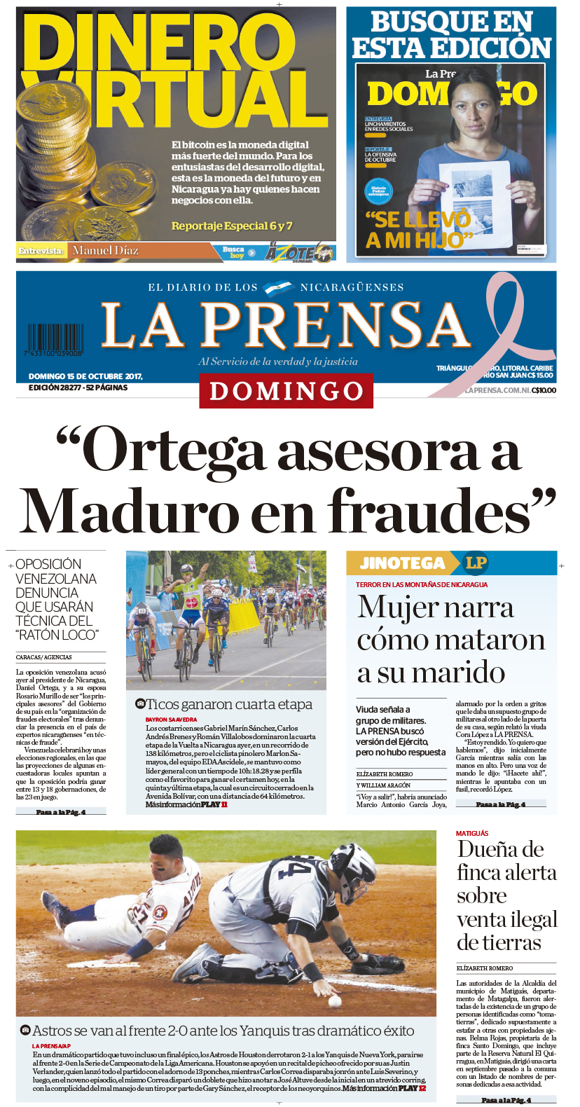 Portada impresa 15-10-2017