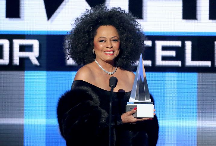 Cantante Diana Ross recibirá premio honorífico en los American Music Awards