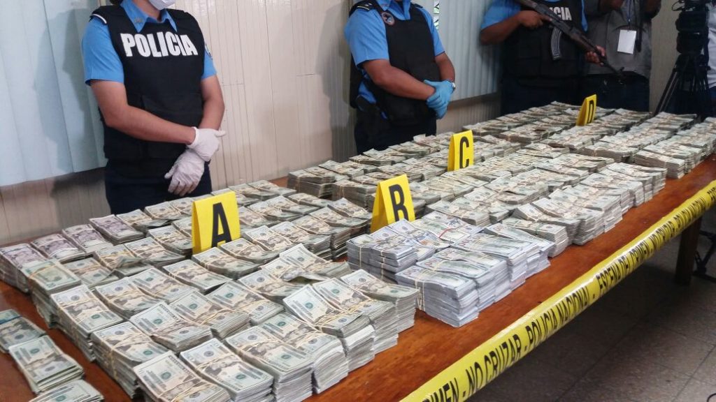 incautaciones de dólares en Nicaragua
