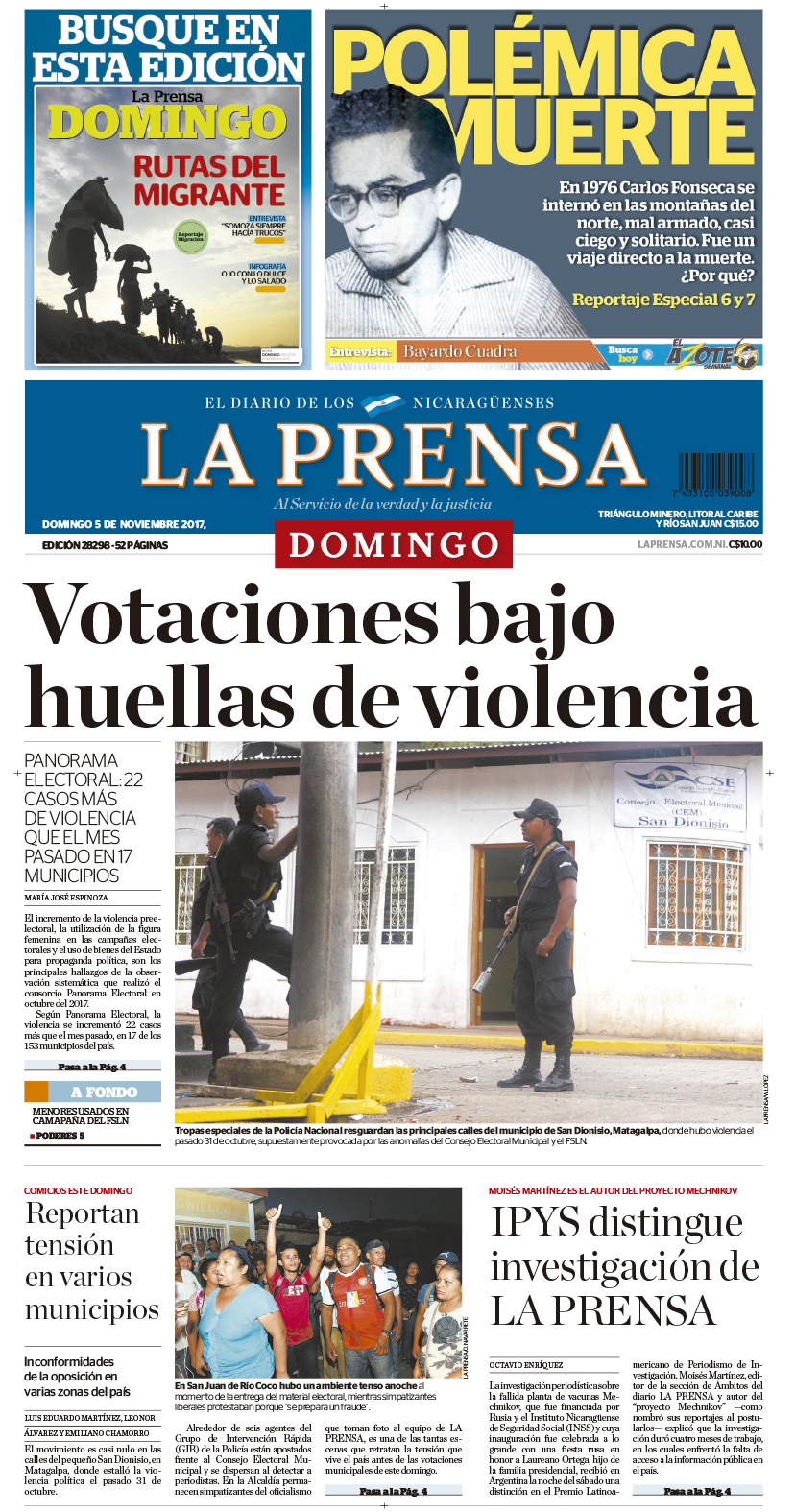 Portada impresa 05-11-2017