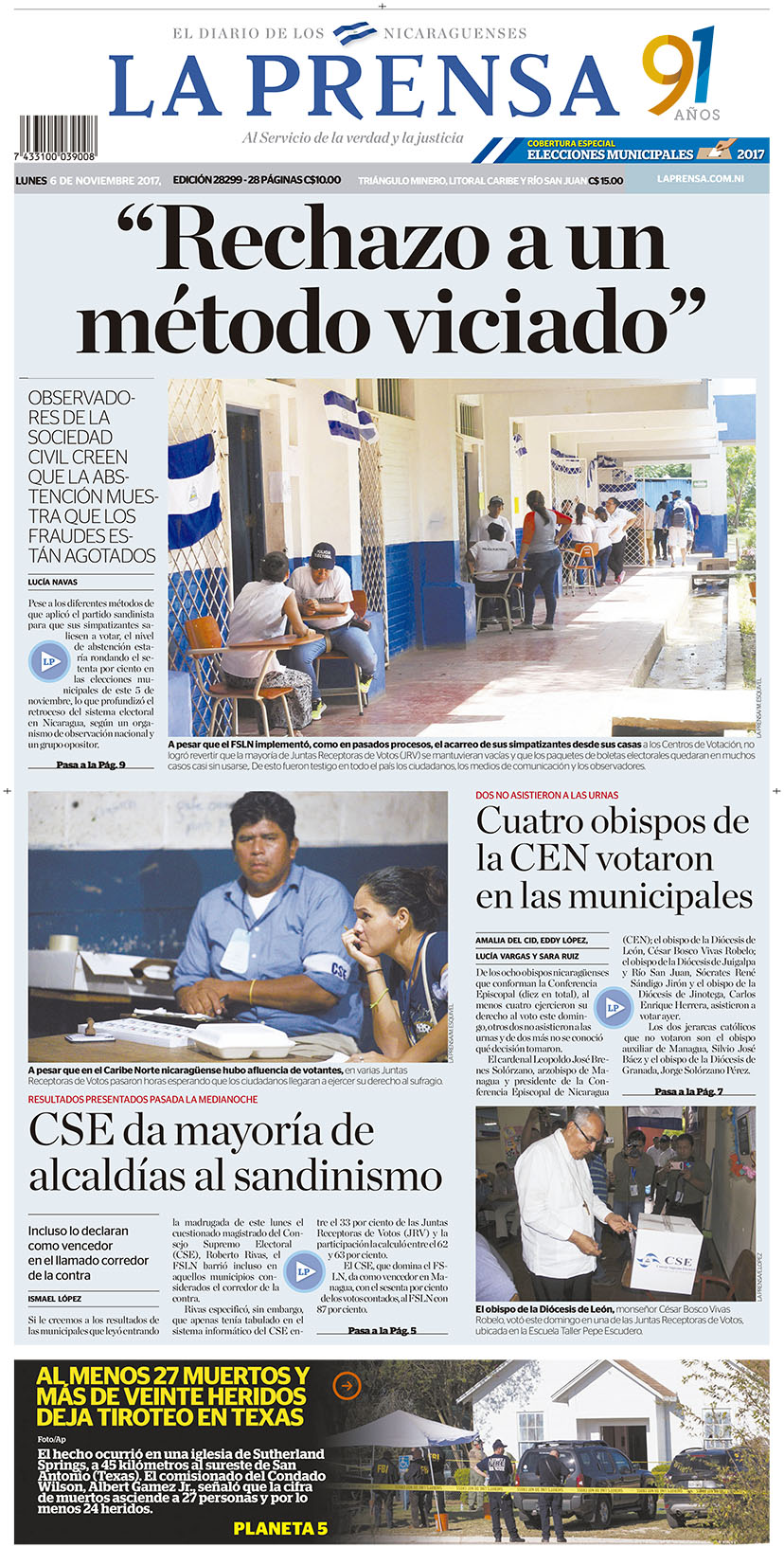 Portada impresa 06-11-2017