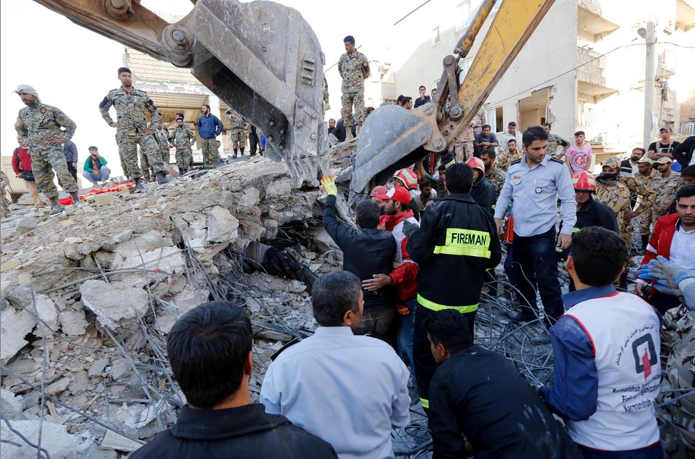Irak, Irán, terremoto