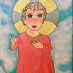 Madonna, pintura de Efrén Medina/LA PRENSA/Cortesía