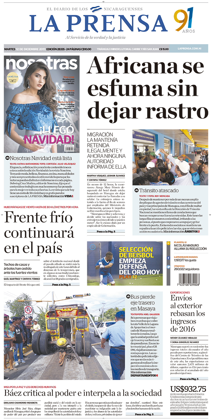 Portada impresa 12-12-2017