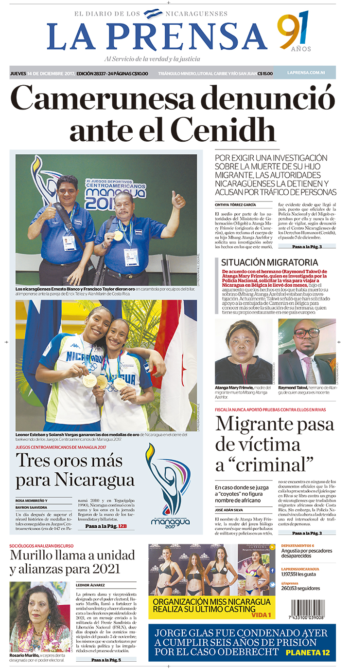 Portada impresa 14-12-2017
