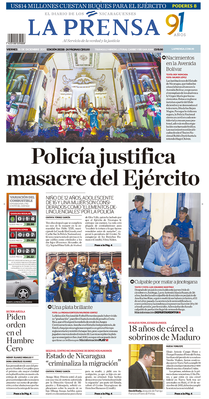 Portada impresa 15-12-2017