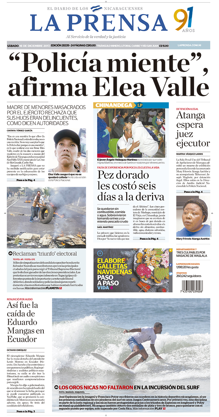 Portada impresa 16-12-2017