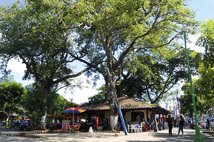 Falta orden en el Parque Central de Masaya