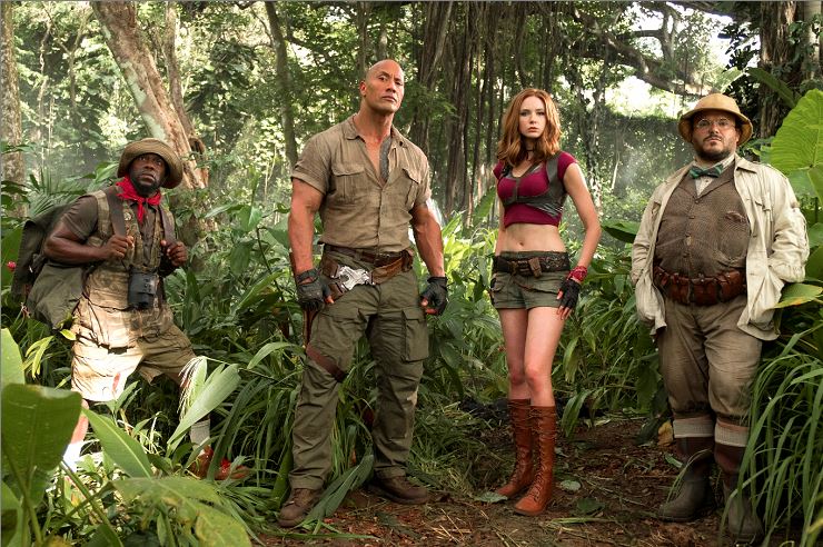 Jumanji ofrece estrellas y diversión