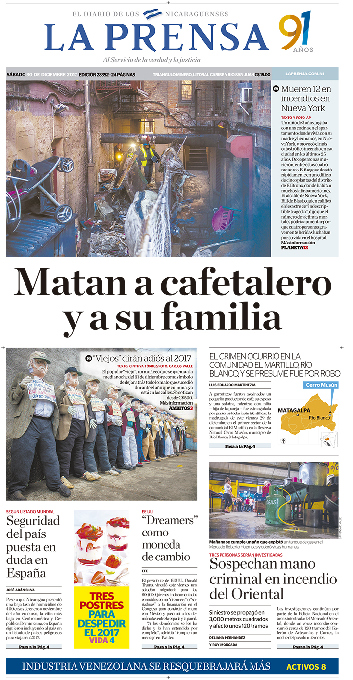 Portada impresa 30-12-2017