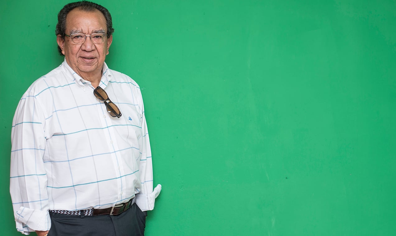 Edmundo Jarquin, politico nicaragüense confiesa que es buen bailarín y buen cocinero. Navarrete/ LA PRENSA.