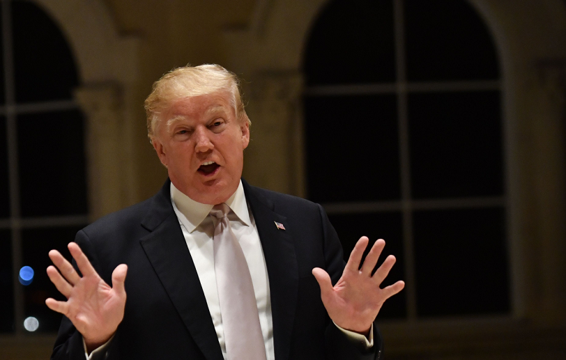Donald Trump, presidente de los Estados Unidos. LA PRENSA / AFP / Nicholas Kamm