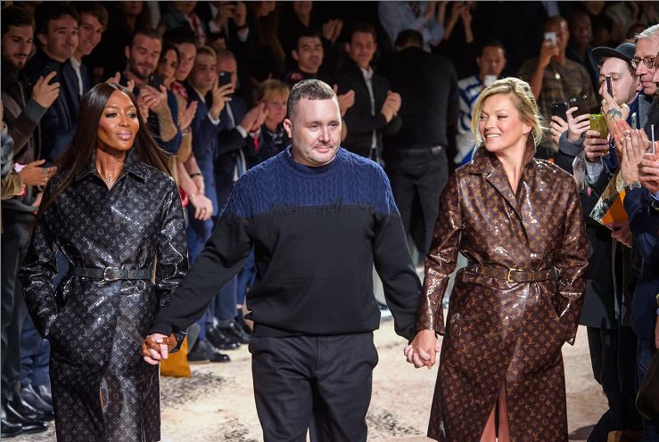 Naomi Campbell y Kate Moss cierran el desfile de hombre de Louis Vuitton