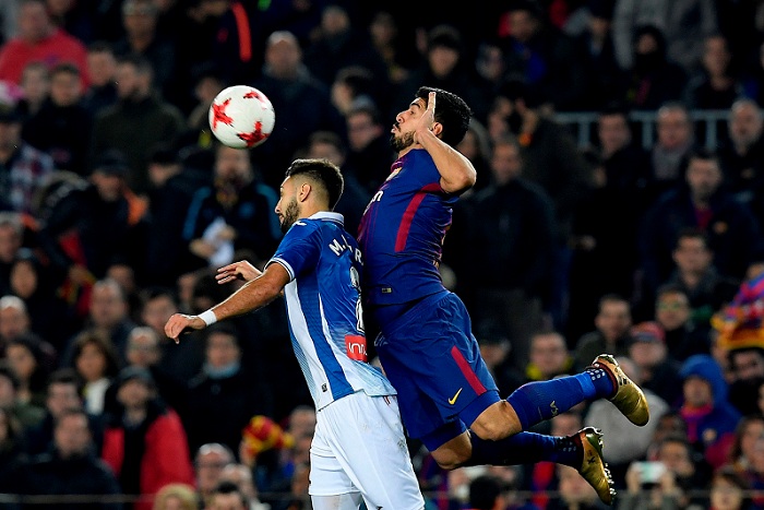 Barcelona superó al Espanyol en los cuartos de final de la Copa del Rey. LA PRENSA/AFP/LLUIS GENE