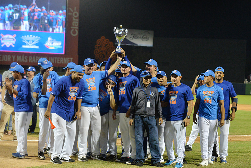 Los Tigres de Chinandega ganaron la edición 2018 de la Serie Latinoamericana, celebrada en Managua, Nicaragua. LA PRENSA/JADER FLORES