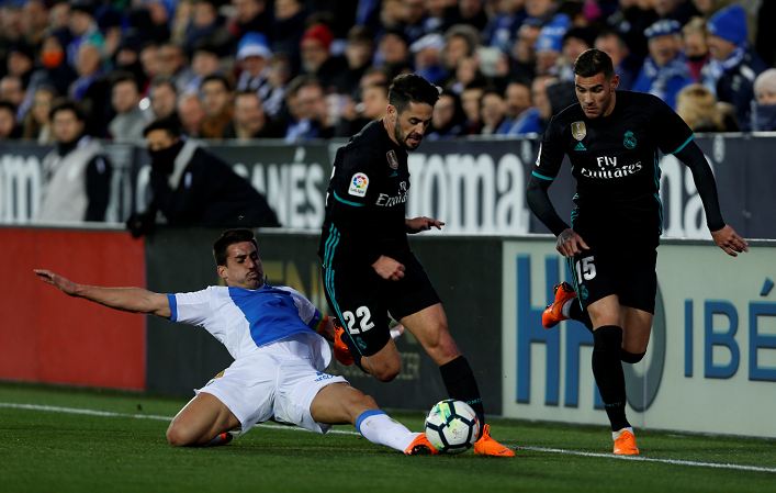 Real Madrid gana al Leganés 3-1 para subirse al podio de la Liga