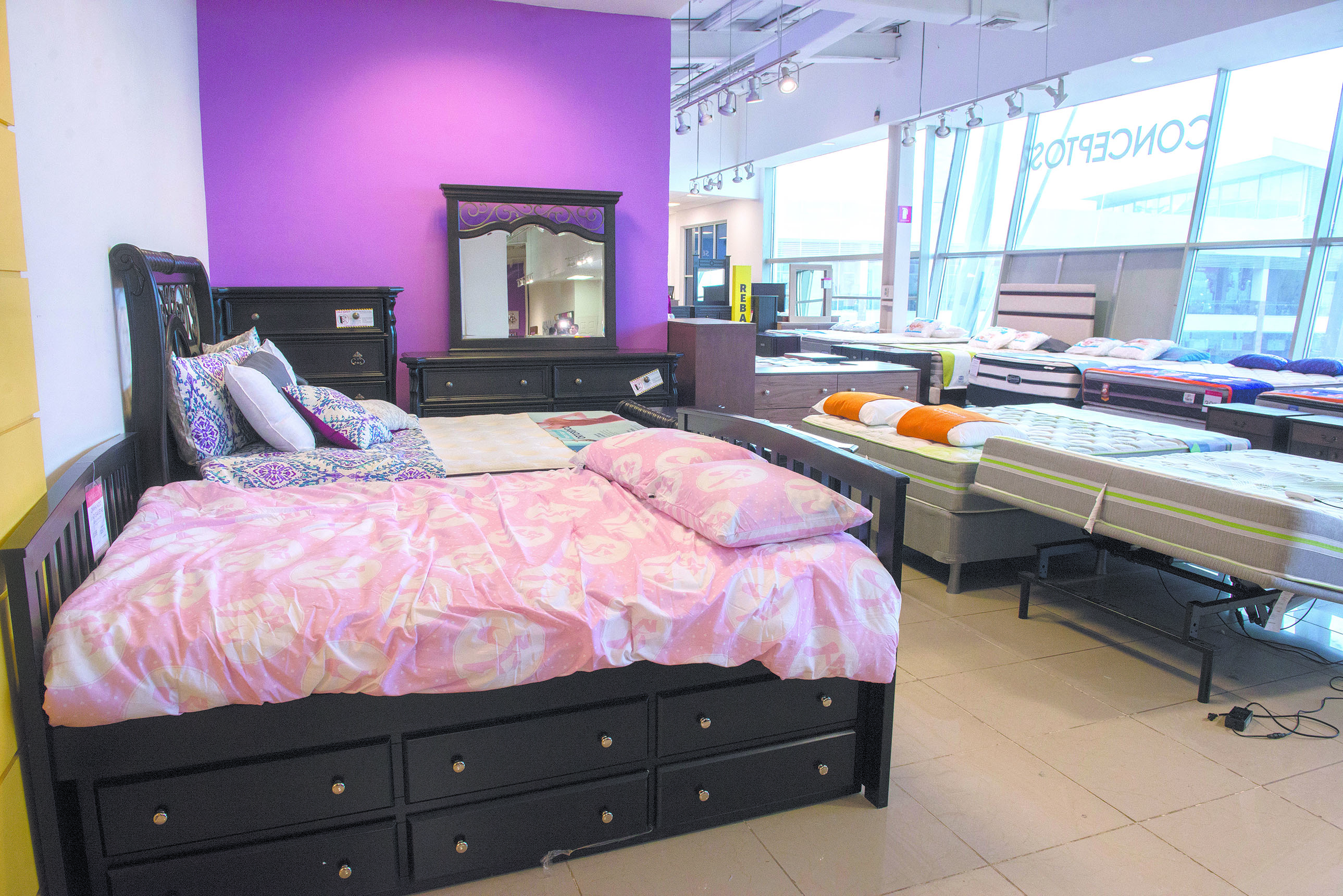 Camas, muebles, festival, camas especiales