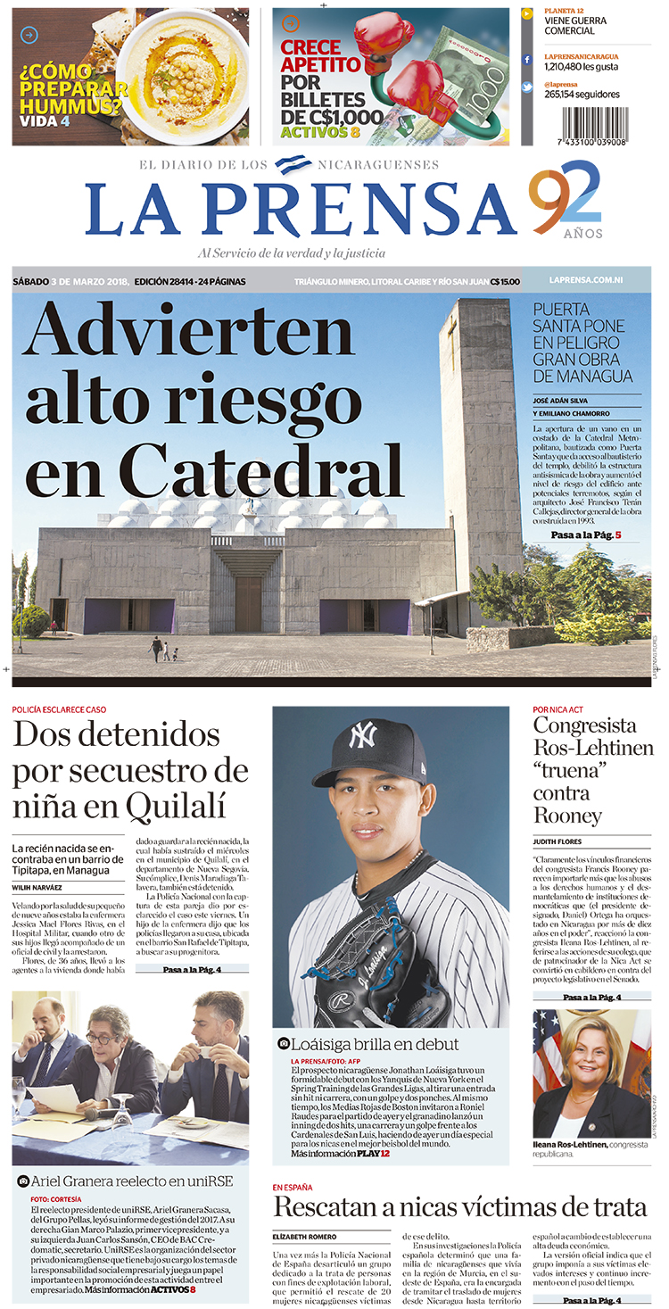 Portada impresa 03-03-2018