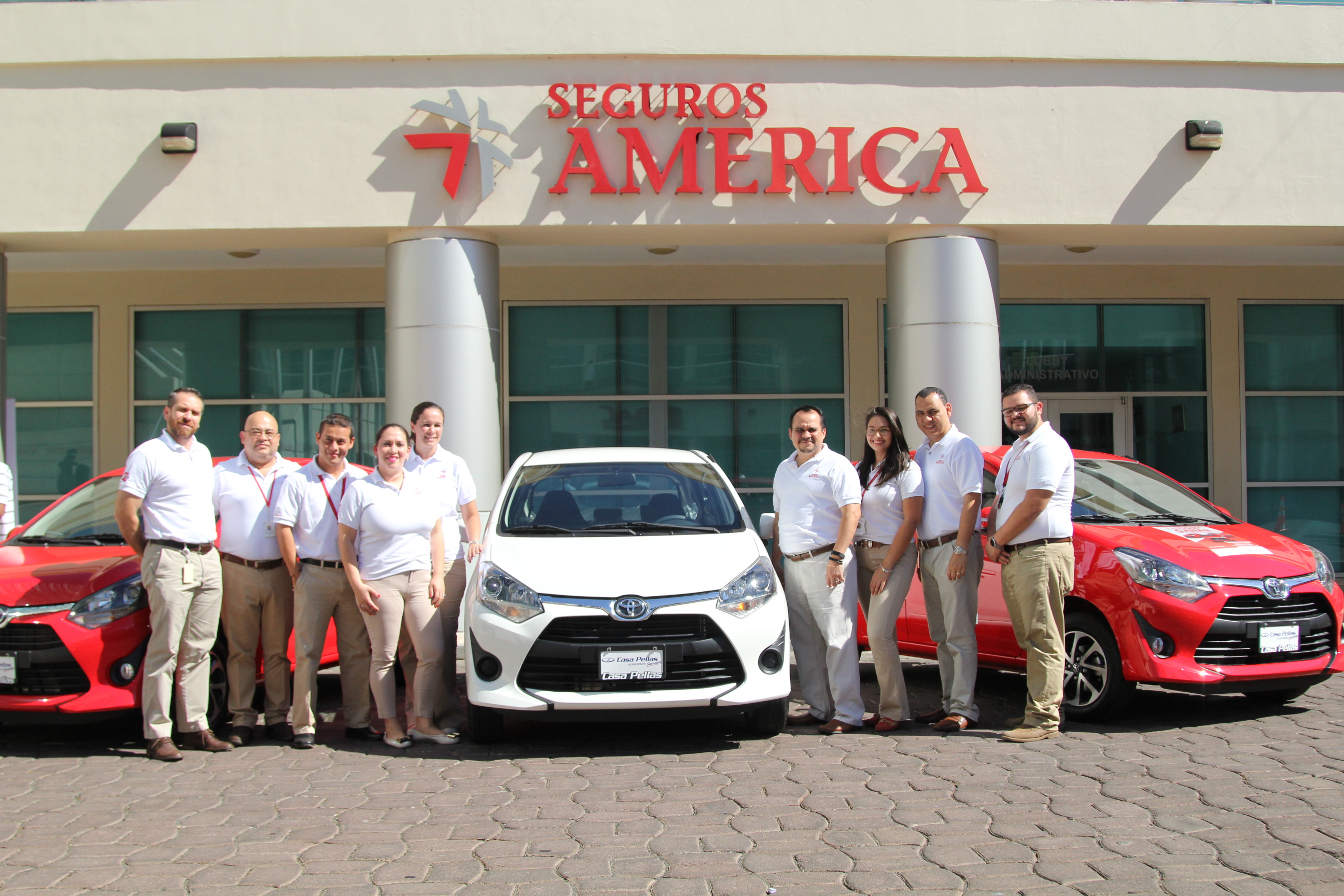 Seguros América, vehículos, póliza, seguros de vehículos, rifa, promoción, Toyota Agya
