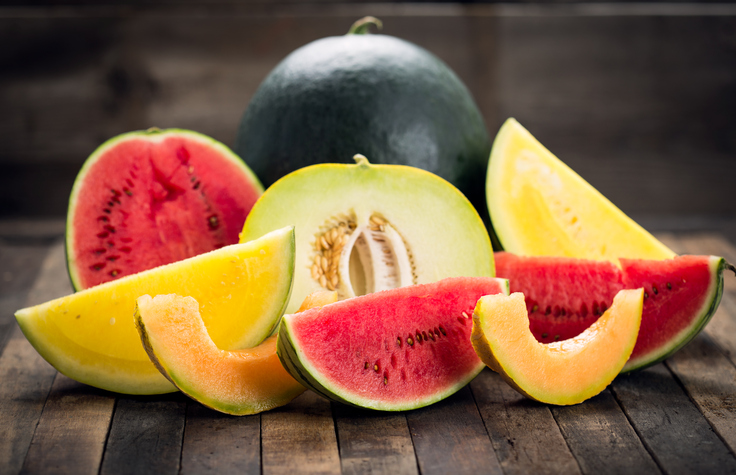 Melón y sandía