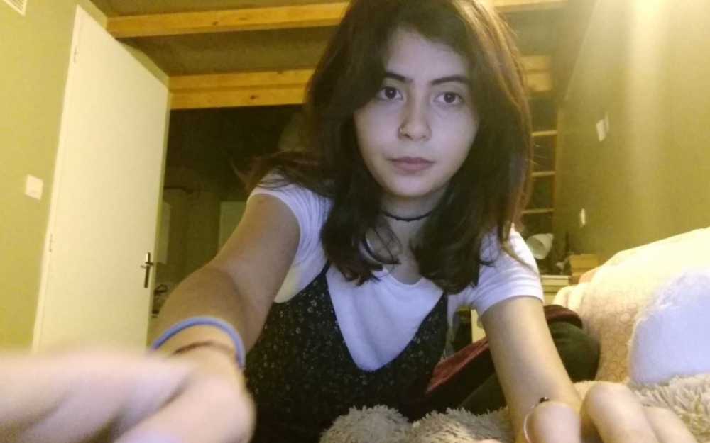 Leana Bonilla Cruz, nicaragüense de 19 años fallecida en Lyon, Francia, a raíz de una otitis que se complicó. LA PRENSA / Tomada de Twitter.