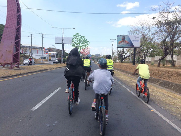 Ciclovías en Managua