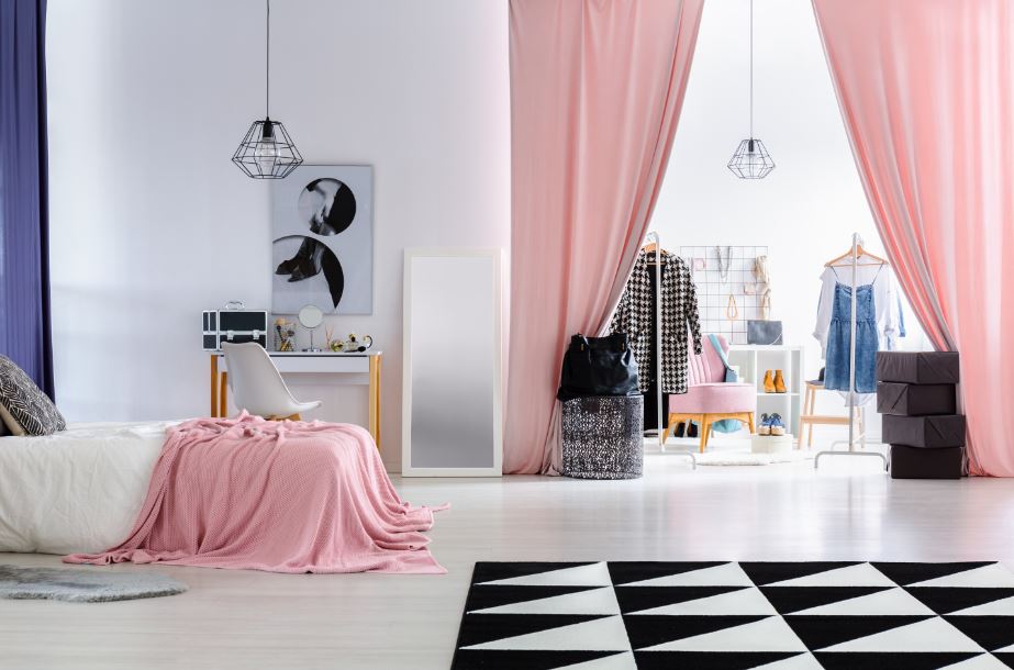 Dormitorio vestidor: feminidad y elegancia