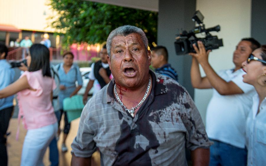 Los videos que muestran las agresiones de las turbas orteguistas durante protesta por reformas al INSS