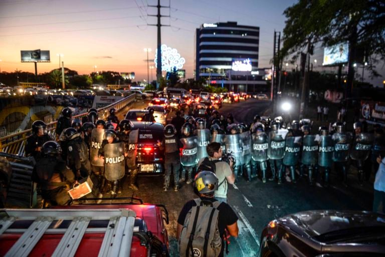 Un hombre resulta herido en la protesta contra el Gobierno por reformas al INSS