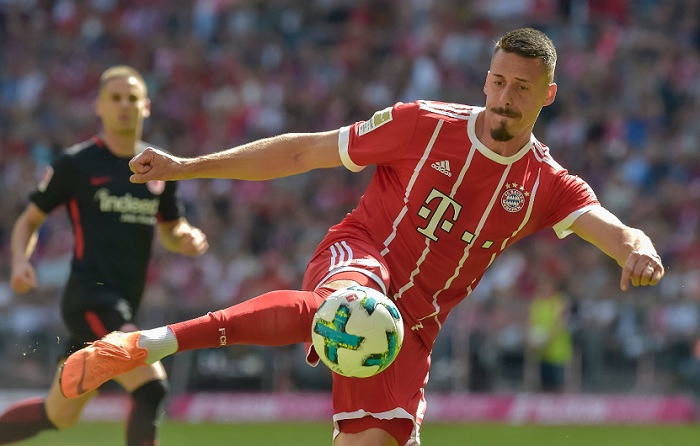 Sandro Wagner guió a la ofensiva del Bayern de Múnich, en el triunfo frente al Eintracht. LA PRENSA/AFP/Guenter SCHIFFMANN
