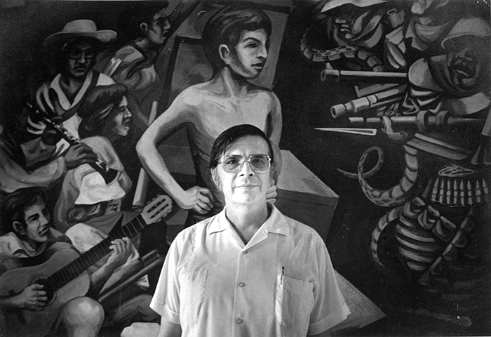 El sacerdote Uriel Molina Oliú ha apoyado al Frente Sandinista desde la década de los setenta y aunque dice que no es militante alaba las obras del gobierno de Daniel Ortega y Rosario Murillo. LA PRENSA/ CORTESÍA IHNCA