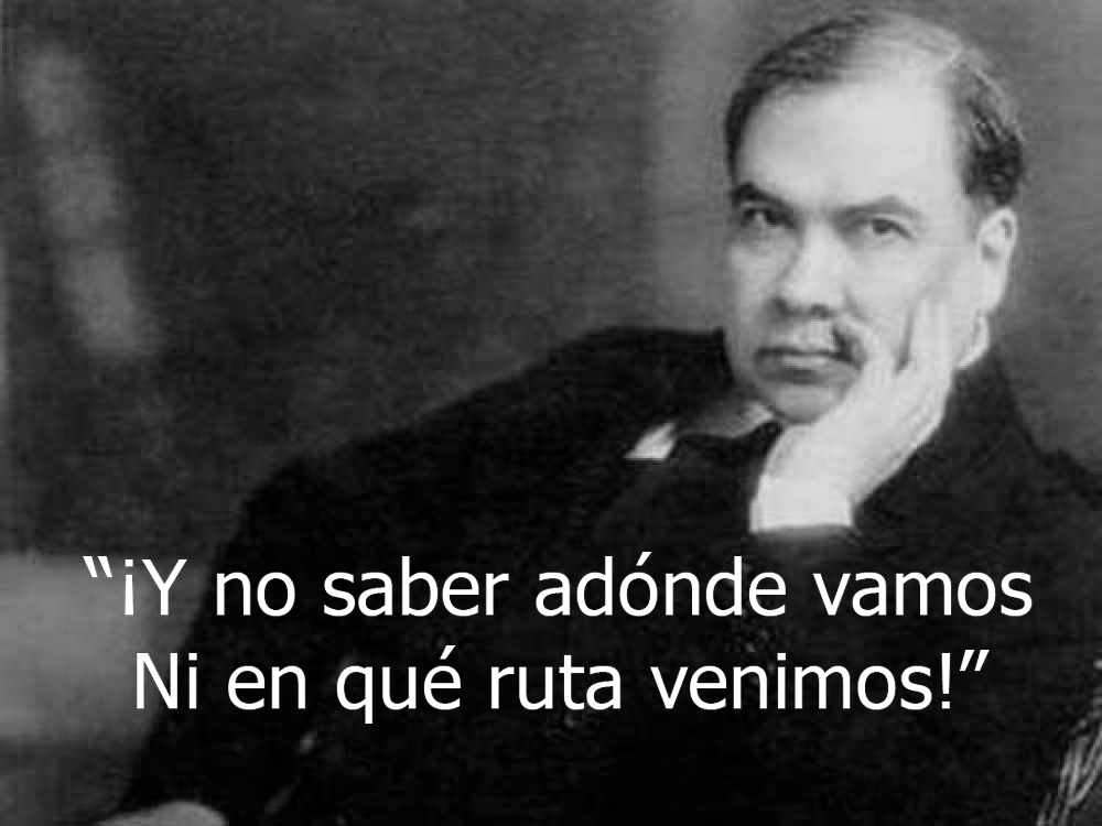 Este meme también hace referencia a las extrañas transmisiones de TN8, donde una presunta víctima no supo recordar la ruta de transporte público que utiliza para ir a su hogar. La imagen con Rubén Darío fue tomada de Facebook, y hace referencia al poema Lo Fatal.