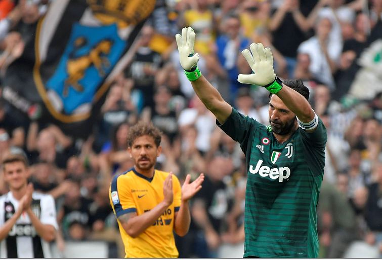 Buffon se despide del Juventus con un triunfo 2-1 contra el Verona