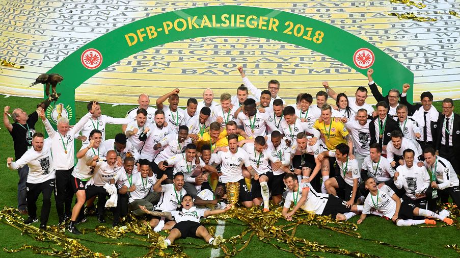 Eintracht sorprende al Bayern y gana la Copa de Alemania