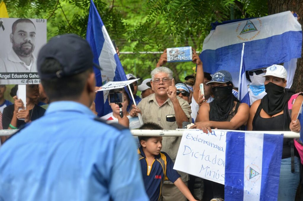 Angel Gahona, protestas, Nicaragua