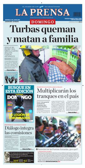 Portada impresa 17-06-2018
