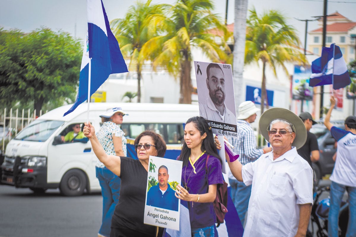 El asesinato del periodista Ángel Gahona detonó en Bluefields una persecución contra periodistas en ese municipio. Su familia reclama justicia. LA PRENSA/ARCHIVO