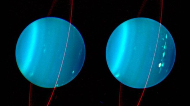 La «colisión catastrófica» que dejó al planeta Urano torcido y helado